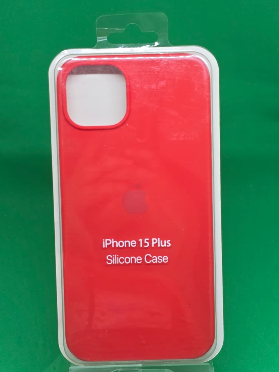 Coque Silicone (Soft Touch) iPhone 15 Plus Rouge