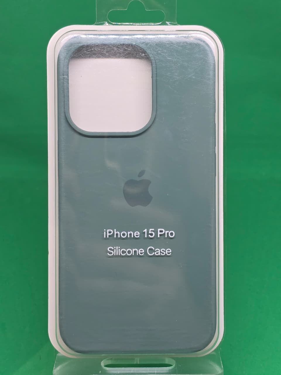 Coque Silicone (Soft Touch) iPhone 15 Pro Bleu Sierra